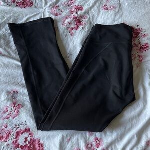 Fabletics Black Leggings Mini flare with Slits